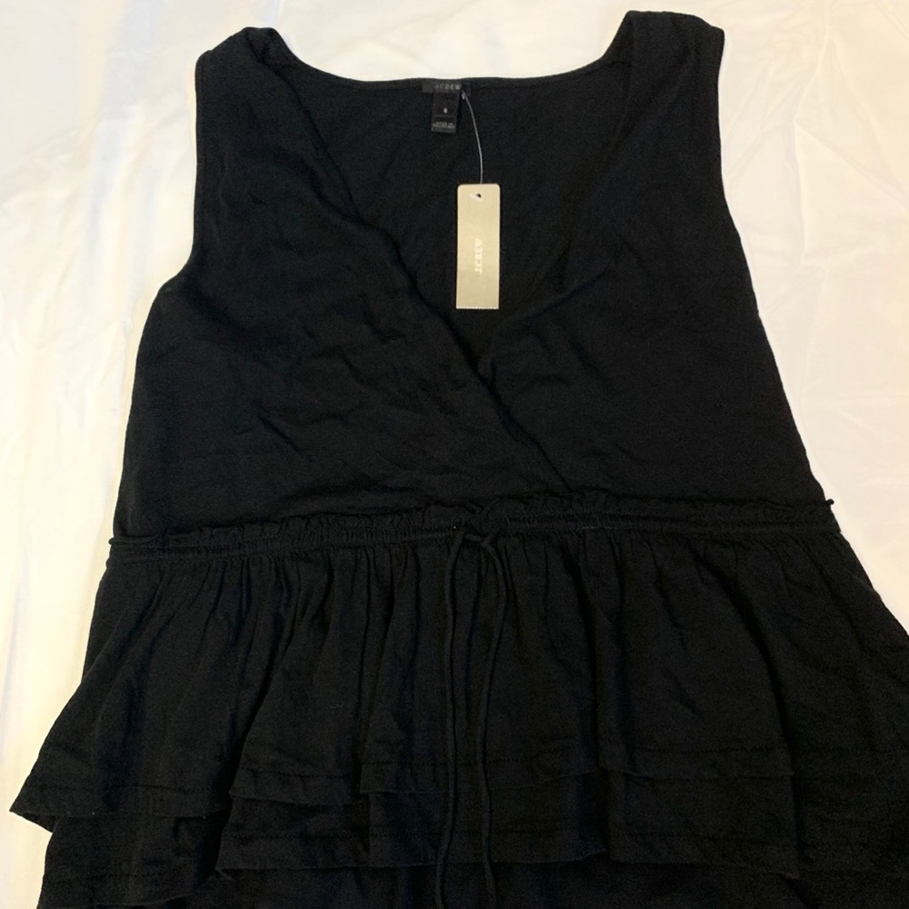 J crew Ruffled Tank Top